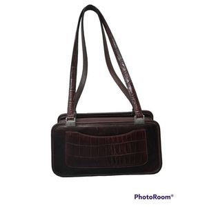 Brighton Leather Shoulder Bag Brown Western  Cowgirl Vintage  Classic